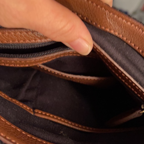 ColdWater Creek Handbag.  BL/RD1 - Picture 3 of 3